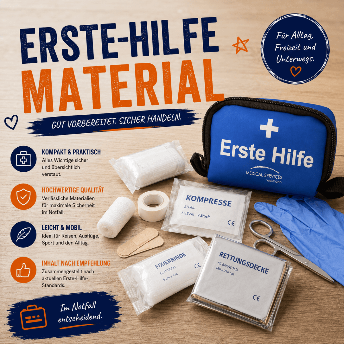 🩹 Erste-Hilfe-Material