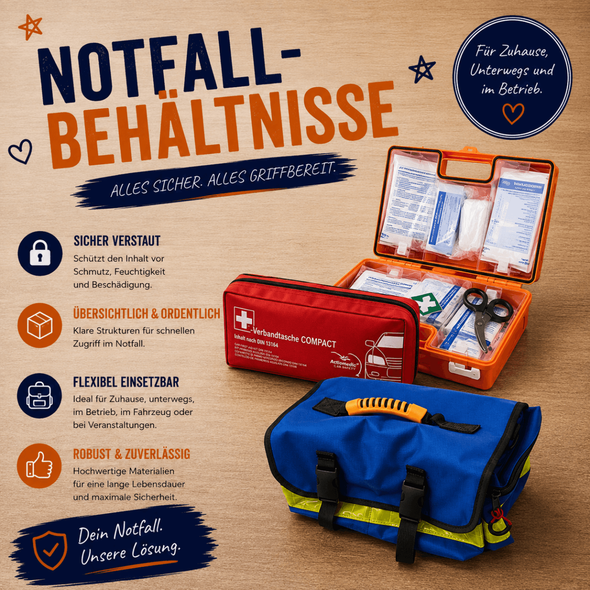 🎒 Notfallbehältnisse