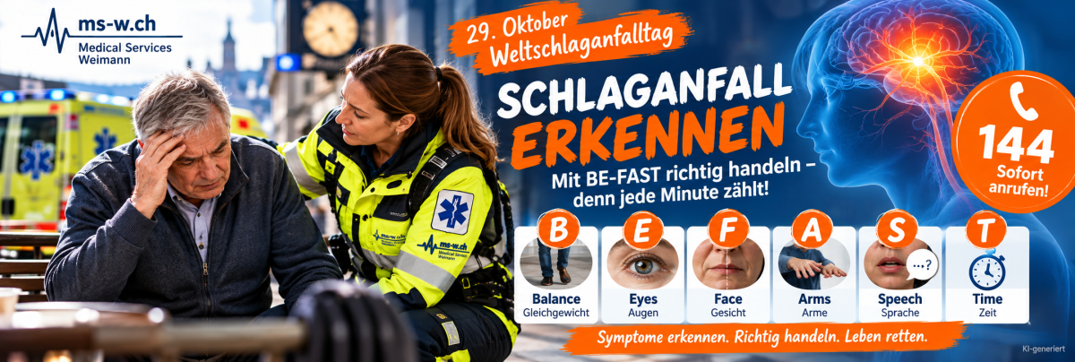 Schlaganfall erkennen: Mit BE-FAST richtig handeln – denn jede Minute zählt!
