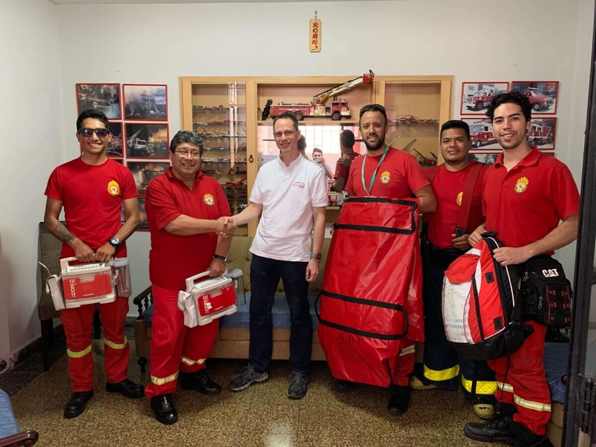 Übergabe auf der Wache "Grau"