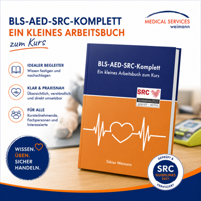 BLS-AED-SRC-Komplett - Ein kleines Arbeitsbuch zum Kurs (2. Auflage)