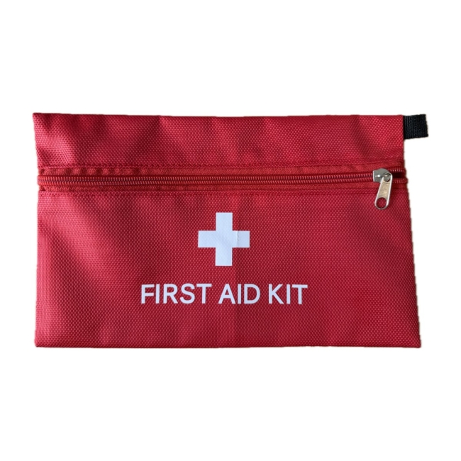 Flache Erste-Hilfe-Tasche – rot | Restposten