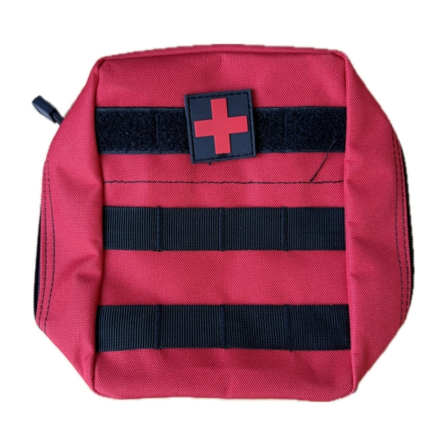 Erste-Hilfe-Tasche mit MOLLE-System – rot | Restposten